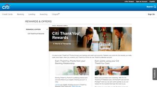 
                            5. ThankYou® Rewards - Earn Points and Redeem ... - Citibank