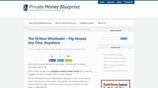 
                            9. The 10 Hour Wholesaler – Flip Houses Any Time, Anywhere ...