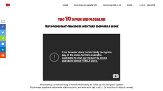 
                            6. The 10 Hour Wholesaler - The Wholesalers Toolbox
