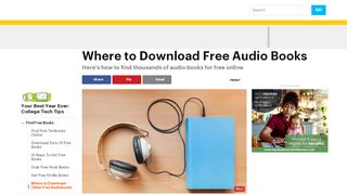 
                            8. The 22 Best Free Audio Book Websites - lifewire.com