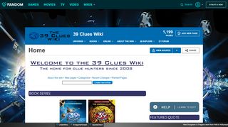 
                            9. The 39 Clues Wiki | FANDOM powered by Wikia