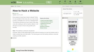 
                            9. The 4 Best Ways to Hack a Website - wikiHow
