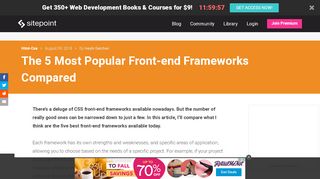 
                            7. The 5 Most Popular Front-end Frameworks Compared ...