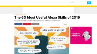 
                            7. The 60 Most Useful Alexa Skills of 2019 - Lifewire