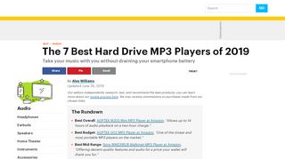 
                            6. The 7 Best Hard Drive MP3 Players of 2019 - lifewire.com