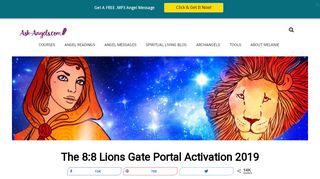 
                            1. The 8:8 Lions Gate Portal Activation 2019 - Ask-Angels.com