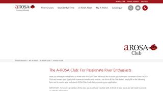 
                            4. The A-ROSA Club - A-ROSA River Cruises