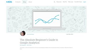 
                            5. The Absolute Beginner's Guide to Google Analytics - Moz