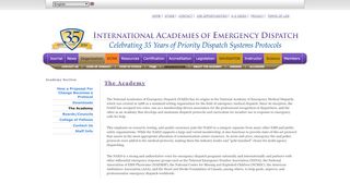 
                            6. The Academy - International Academies of Emergency Dispatch