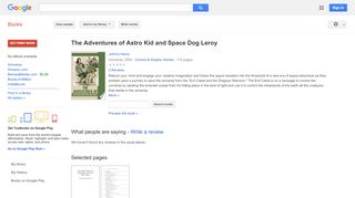 
                            6. The Adventures of Astro Kid and Space Dog Leroy