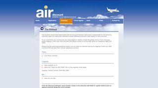 
                            8. The Airlines - Air Discount Scheme