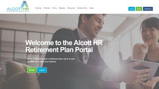 
                            3. The Alcott HR Retirement Plan Portal