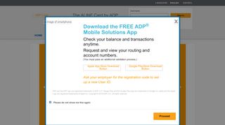 
                            1. The ALINE Card by ADP - Home Page - Visa Prepaid Processing