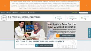 
                            5. The American Board of Pediatrics | Certifying excellence in pediatrics ...