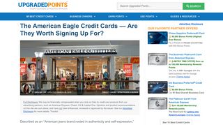 
                            3. The American Eagle Credit Cards - upgradedpoints.com