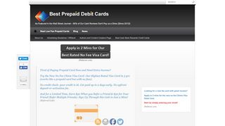 
                            5. The American Express Prepaid Debit Card