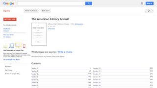 
                            9. The American Library Annual