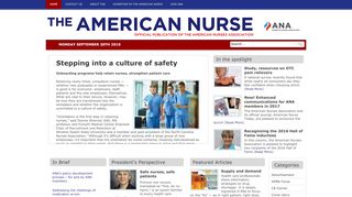 
                            5. The American Nurse | The official publication of the American Nurses ...