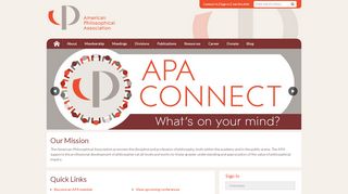 
                            1. The American Philosophical Association