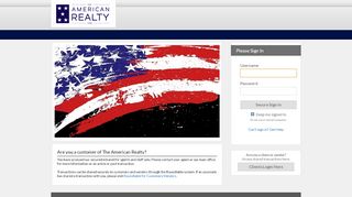 
                            5. The American Realty Intranet - Welcome, Please Sign In ...