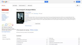 
                            4. The Analyst's Analyst Within