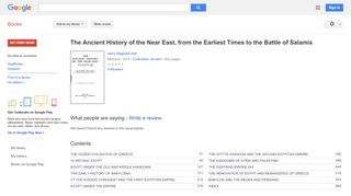 
                            9. The Ancient History of the Near East, from the Earliest Times to the ...