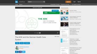 
                            8. The AOK and the German Health Care System - SlideShare