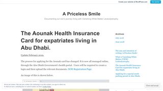 
                            9. The Aounak Health Insurance Card for expatriates living in Abu Dhabi ...