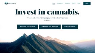 
                            2. The Arcview Group | Cannabis Investment & Market Research