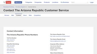 
                            7. ᐅ The Arizona Republic Customer Service Phone Number …