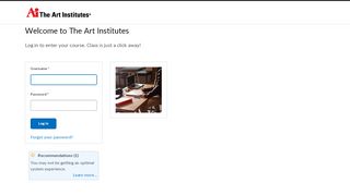 
                            4. The Art Institute: Login