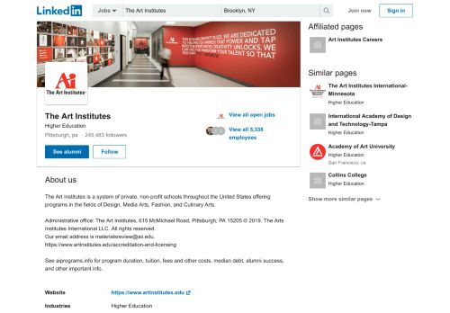 
                            6. The Art Institutes | LinkedIn