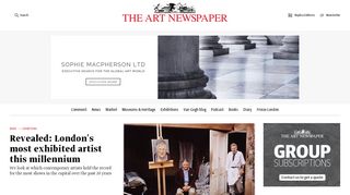 
                            3. The Art Newspaper - International art news and events