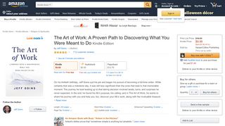 
                            2. The Art of Work: A Proven Path to Discovering What You Were ...