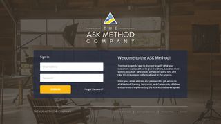 
                            1. The ASK Method® Company