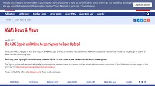 
                            4. The ASMS Sign-in and Online Account System has been ...