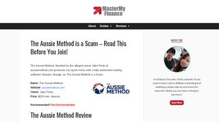 
                            8. The Aussie Method is a Scam - Read This Before …