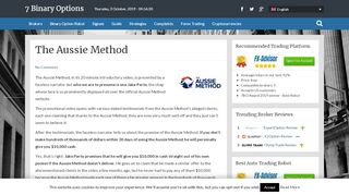 
                            6. The Aussie Method Review - The Same But For …