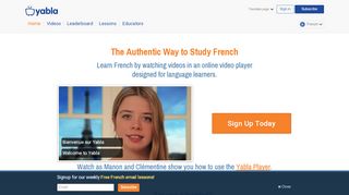 
                            1. The Authentic Way to Learn French - Yabla French …