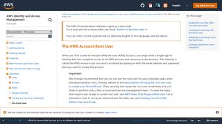 
                            2. The AWS Account Root User - AWS Identity and …