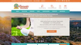 
                            7. The Ayurvedic Institute | Leading Ayurveda School | Home Page