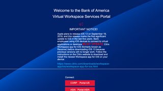 
                            4. the Bank of America Virtual Workspace Services Portal