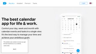
                            2. The Best Calendar App | Free & Simple Calendar | Any.do