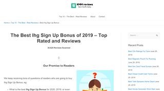 
                            3. The Best Ihg Sign Up Bonus 2019 - Reviews from …