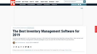 
                            9. The Best Inventory Management Software for 2019 | PCMag ...