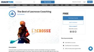 
                            7. The Best of Lacrosse Coaching by Krossover | CoachTube