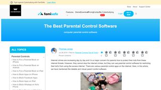 
                            3. The Best Parental Control Software | FamiSafe