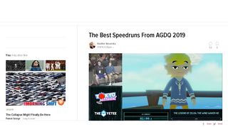 
                            4. The Best Speedruns From AGDQ 2019 - Kotaku