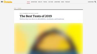 
                            6. The Best Tents of 2019 | Outside Online