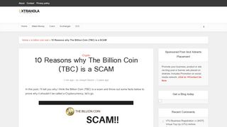 
                            8. The Billion Coin (TBC) - Scam Review | Not a …